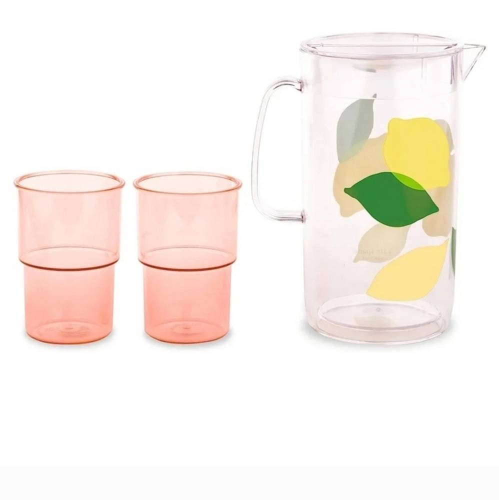 Kate Spade Pitcher and Cups